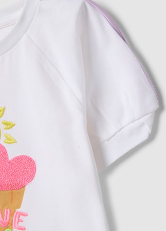 FETE - Tricou Lucent White Fete 3-10 Ani