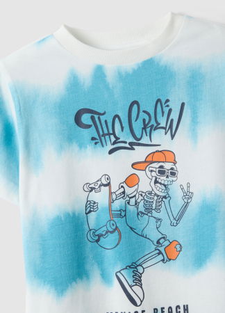 BAIETI - OVS Kids Tricou Milky Blue Baieti 3-10 Ani