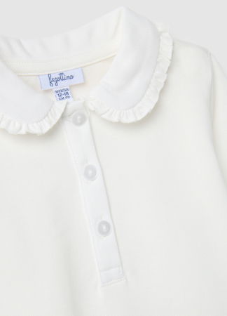 ДЕВОЧКИ - OVS Kids Поло С Длинным Рукавом Для Девочек Lucent White 9-36 Месяцев