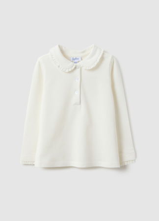 ДЕВОЧКИ - OVS Kids Поло С Длинным Рукавом Для Девочек Lucent White 9-36 Месяцев