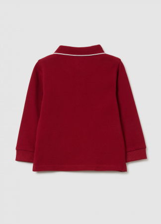 Baieti 9-36 LUNI - OVS Kids Tricou Polo Maneca Lunga  Rhubarb Baieti 9-36 Luni