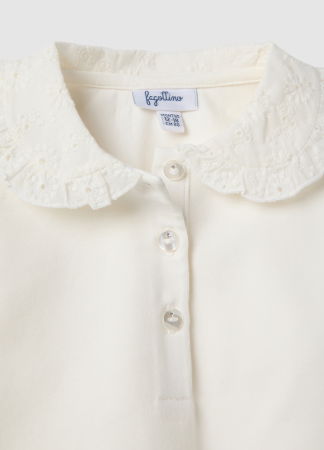 Fetite 9-36 LUNI - OVS Kids Tricou Polo Maneca Lunga  Sugar Swizzle Fete 9-36 Luni