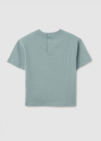 Tricouri si Polo - OVS Kids Tricou Silver Blue Baieti 9-36 Luni