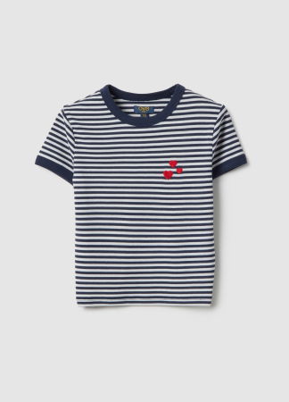 FETE - OVS Kids Tricou White-Striped Blue Fete 10-15 Ani