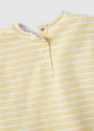 FETE - Tricou White/Yellow Fete 9-36 Luni