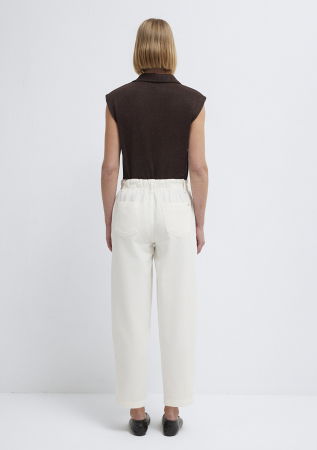 ЖЕНЩИНЫ - Женские Брюки Белые Carrot