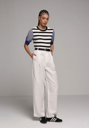 Брюки - Женские Брюки Белые 