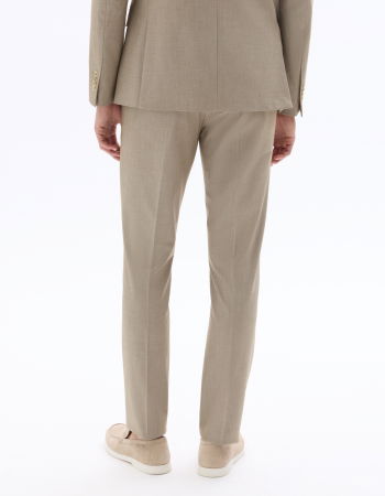 BARBATI - Pantaloni Bej Închis Slim Barbati