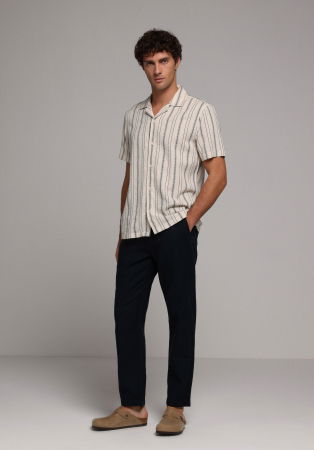 Pantaloni - Pantaloni Navy Regular Barbati