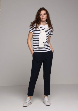 ЖЕНЩИНЫ - Женские Брюки Темно-Синие Regular