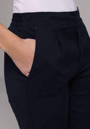ЖЕНЩИНЫ - Женские Брюки Темно-Синие Regular