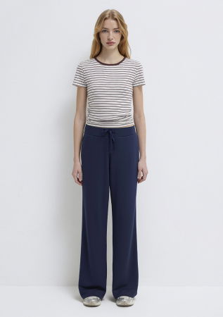 ЖЕНЩИНЫ - Женские Брюки Синие Wide