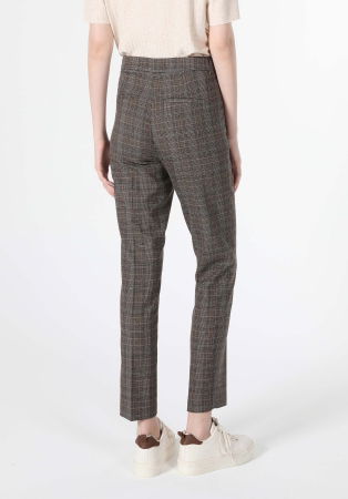 FEMEI - Pantaloni Maro Regular Femei