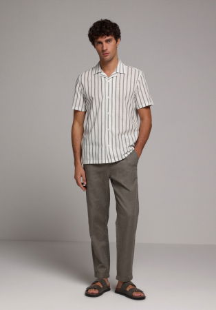 Pantaloni - Pantaloni Haki Regular Barbati