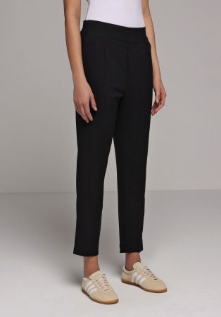 ЖЕНЩИНЫ - Женские Брюки Чёрные Regular