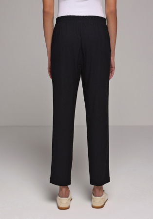 ЖЕНЩИНЫ - Женские Брюки Чёрные Regular