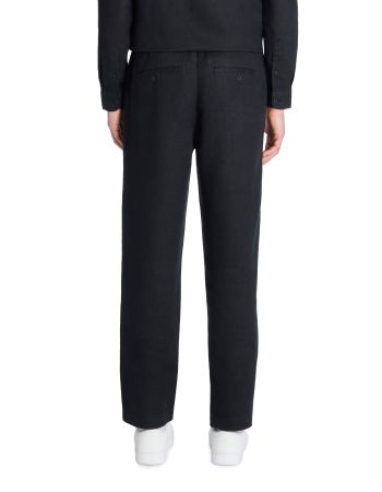 Pantaloni - Pantaloni Negri Straight Barbati