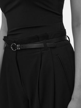 ЖЕНЩИНЫ - Женские Брюки Чёрные  Wide Leg