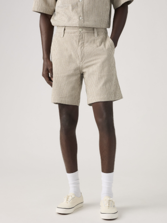 МУЖЧИНЫ - Мужские Шорты Белые/Бежевые Straight