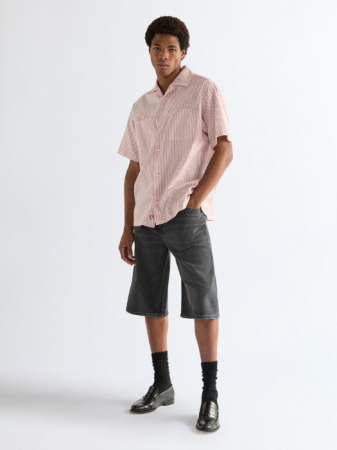 BARBATI - Pantaloni Scurti Antracit Loose Barbati