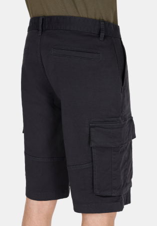 BARBATI - Pantaloni Scurti Gri Inchis Regular Barbati