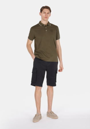 BARBATI - Pantaloni Scurti Gri Inchis Regular Barbati