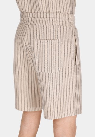 BARBATI - Pantaloni Scurti Bej Regular Barbati