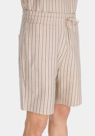 BARBATI - Pantaloni Scurti Bej Regular Barbati