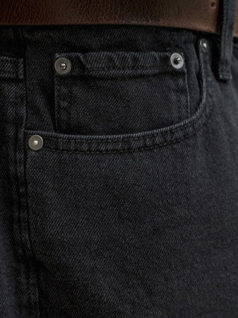 Pantaloni Scurti - Pantaloni Scurti Black Denim  Relaxed Barbati