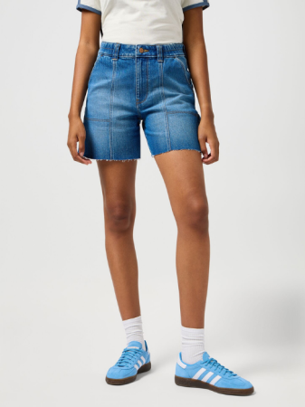 Pantaloni Scurti - Pantaloni Scurti Blue Relaxed Femei