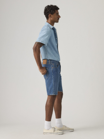 BARBATI - Pantaloni Scurti Blue Straight Barbati