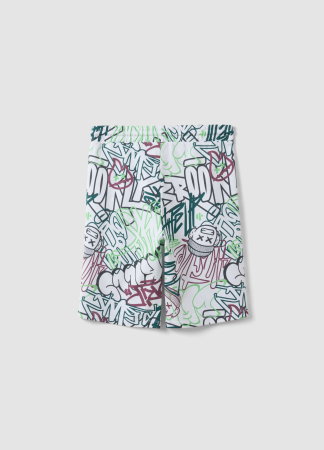 BAIETI - Pantaloni Scurti Bright White Baieti 10-15 Ani