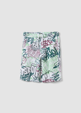 BAIETI - Pantaloni Scurti Bright White Baieti 10-15 Ani