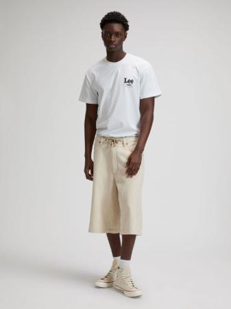 BARBATI - Pantaloni Scurti Crem Loose Barbati