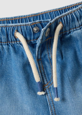 Pantaloni Scurti - Pantaloni Scurti Denim Albastri Baieti 9-36 Luni