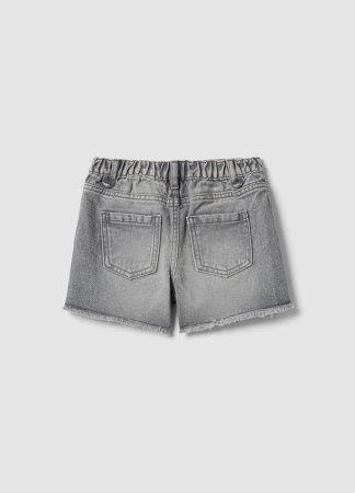 FETE - Pantaloni Scurti Denim Gri Inchis Fete 3-10 Ani