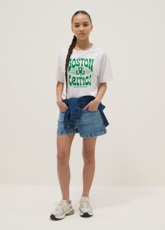 FETE - Pantaloni Scurti Denim Medium Blue Fete 10-15 Ani