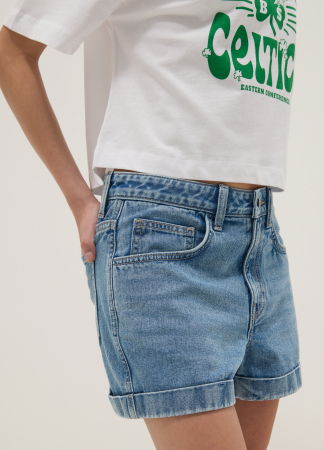 FETE - Pantaloni Scurti Denim Medium Blue Fete 10-15 Ani