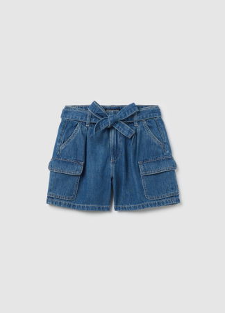 Pantaloni Scurti - Pantaloni Scurti Medium Blue Fete 10-15 Ani