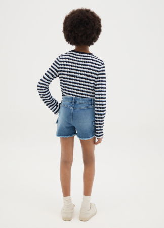 Pantaloni Scurti - Pantaloni Scurti Medium Blue Fete 10-15 Ani