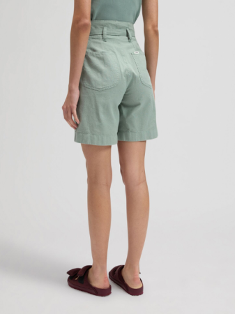Pantaloni Scurti - Pantaloni Scurti Mint Wide Leg Femei