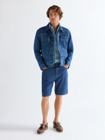 BARBATI - Pantaloni Scurti Albastri Straight Barbati