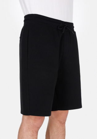 BARBATI - Pantaloni Scurti Negri Regular Barbati