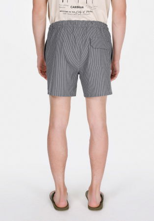 Sorti de plaja - Pantaloni Scurti Negri Slim Barbati