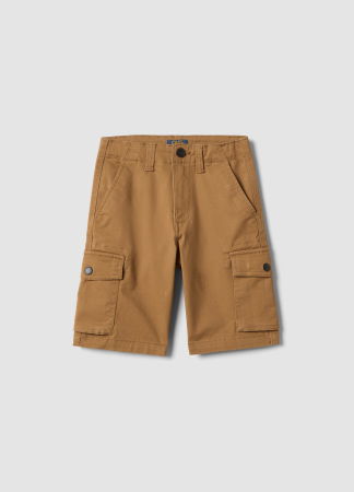 BAIETI - Pantaloni Scurti Tobacco Brown Baieti 3-10 Ani