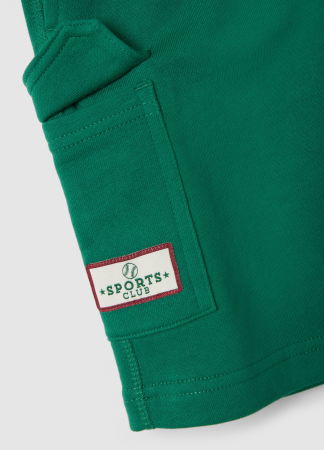 Pantaloni Scurti - Pantaloni Scurti Verdant Green Baieti 3-10 Ani
