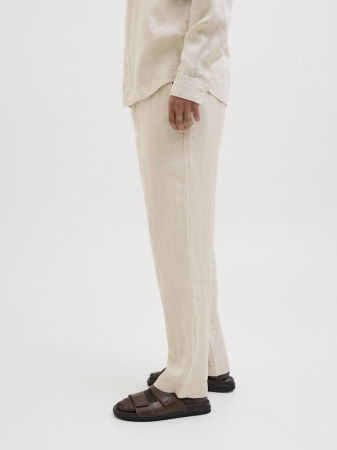 Pantaloni - Pantaloni Bej Loose Barbati