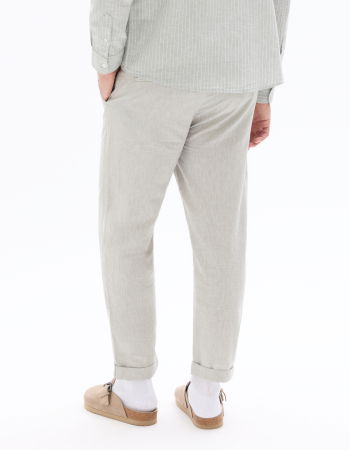 BARBATI - Pantaloni Verzi Straight Barbati