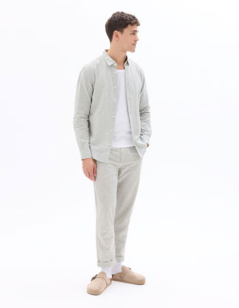 BARBATI - Pantaloni Verzi Straight Barbati