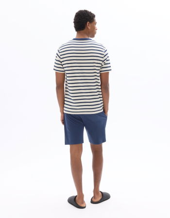 BARBATI - Pijama Albastru Loose Barbati